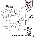 Alfa Spider 916 All Models Boot Locking Mechanism