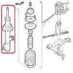 Alfa 166 2.5/3.0 V6 24V Front & Rear Shock Absorbers Set (Original Alfa)
