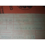 Alfa 156 Series 1 Airbag ECU (1997-2002)