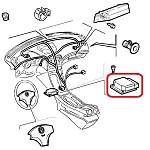 Alfa 156 Series 1 Airbag ECU (1997-2002)
