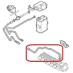 Alfa 147/156/GT 2.5/3.2 V6 Fuel Tank Breather Nylon Hose (on Intake Manifold)