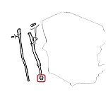 Alfa 145/146/147/155/156/166/GT/GTV/Spider Oil Dipstick Tube Seal