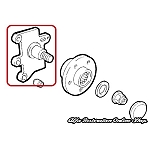 Alfa 147/156/GT Rear Suspension Stub Axle Set (Left Side)