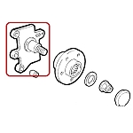 Alfa 147/156/GT Rear Suspension Stub Axle Set (Right Side)