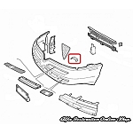 Alfa GTV/Spider 916 Series Phase 2 Front Bumper Right Bracket
