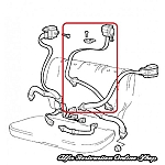 Alfa 147 Rear Center Seat Belt (Black Color)