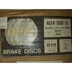 Alfasud/Sprint Rear Disk Brakes Set (OPM)