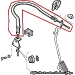 Alfa 90 IE/Alfa 75 IE & Carbureted Accelerator Cable