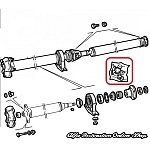 Alfa Romeo Spider 115 Series Prop Shaft U Joint Repair Kit