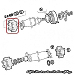 Alfa Romeo Alfetta Prop Shaft Flexible Disk pre 1980 models (front)