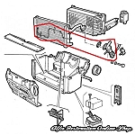 Alfa 75/Milano/90/SZ/RZ Air Conditioning/Heater Valve