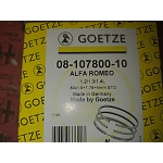 Alfa 33/Alfasud/Sprint 1.2/1.3/1.4 IE/Carbureted Piston Rings Set (Standard Size)