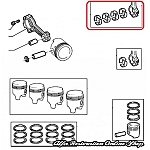 Alfa 33/Alfasud/Sprint Conrod Bearings (+ 0.25 mm Oversize)