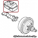 Alfa 33/Alfasud/Sprint ATE Brake Fluid Tank (With Level Sensor)