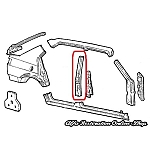 Alfa 33 905/907 Series Right B Pillar (Complete with Internal Panel)