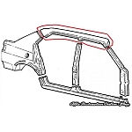 Alfa 33 907 Series Right Roof Drain Inner Panel
