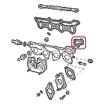 Alfa Romeo Nord Engines Carb Intake Manifold/Thermostat Gasket