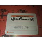 Alfa 33 1.5 IE Boxer Engine Overhaul Set (Original)