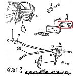 Alfa 164 Rear Right Door External Handle