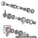 Alfa 164 2.5 TD Gearbox Speed/Gear (5th gear)