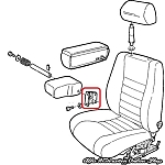 Alfa 164 Armrest Support Bracket