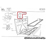 Alfasud Hood/Bonnet Locking Mechanism Catch