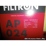 Alfa 33/Sud/Sprint/145/146 Twin Carburetor/IE Air Filter (Filtron)