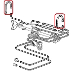 Alfa 33 P4/145/146/155 Rear Brake Hoses Set