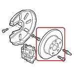 Alfa 164 Front & Rear Disk Brakes Set (Original)