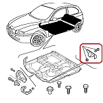 Alfa 147 GTA Foot Rest Panel (LHD)