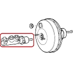 Alfa 145/146/155/GTV/Spider Brakes Master Cylinder (ID 22.2 mm/4 ports)
