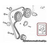 Alfa Romeo 145/146/147/156 Timing Belt and Tensioner Kit (1.6 Twin Spark Engines)