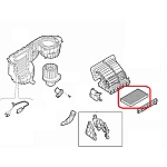 Alfa Tonale/Fiat 500L/500X/Jeep Compass & Renegade Cabin Pollen Filter (Charcoal)