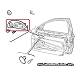 Alfa 147/GT Front/Rear Right Door Interior Pull Handle Frame