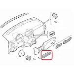 Fiat Abarth 500 Dashboard/Center Air Vent