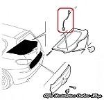 Alfa 147 Rear Parcel Shelf Cord