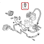 Alfa 145/146/155/156/GTV/Spider Coolant Temperature Warning Light Sensor (Instrument Panel Gauge)