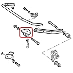 Alfa 164/FIAT Croma Rear Left Trailing Arm Support Bracket/Mount