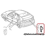 Lancia Delta Series 2 (1993-1999) Boot/Trunk Electric Locking Mechanism