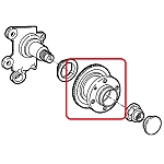 Alfa 164 Series 1/USA 3.0 V6 12V MY '91-93 Rear Wheel Bearing