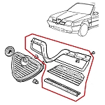 Alfa 164 Radiator Grille (Incomplete)