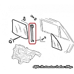 Alfa 155 Rear Right Door Decorative Vertical Trim