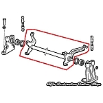 Alfa 33/Alfasud/Sprint Accelerator Control Shaft for Twin Carburated Engines