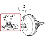 Alfa 164 FL92/Super/USA MY95 3.0 V6 24V Brakes Master Cylinder