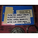 Alfa 75/Alfetta/Giulietta Rear Wheel Bearing Set with Lock Rings