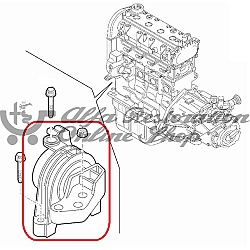 Alfa Giulietta 1.8 TB Front Right Engine Mount (Engine Side)