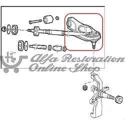 Alfa 75/Milano/90/SZ/RZ/Alfetta/Giulietta Front Suspension Upper Left Control Arm