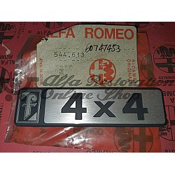 Alfa 33 "4X4" Boot Badge