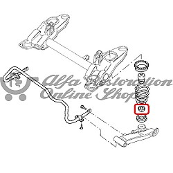 Alfa 145/146/155 Rear Suspension Bump Stop Plastic Seat