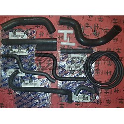 Alfa 33 907 Series 8V/Twin Carbs Cooling Hoses Set with Hose Clamps